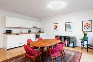 Kuchyňa alebo kuchynka v ubytovaní Bliss Apartment