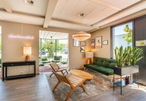 Posezení v ubytování B&B HOTEL Rothrist Olten