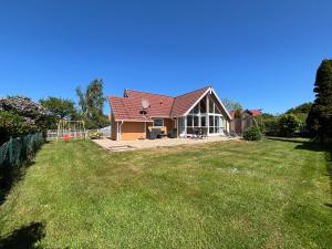 Bygningen som feriehuset ligger i