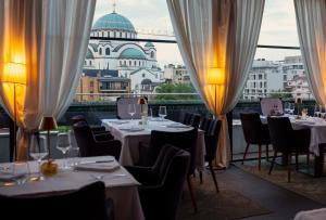 Restaurace v ubytování CRYSTAL Hotel Belgrade