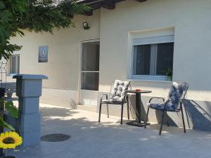 Balkón nebo terasa v ubytování Afrodita apartment