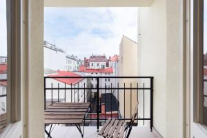 Balkón alebo terasa v ubytovaní Little Chateau
