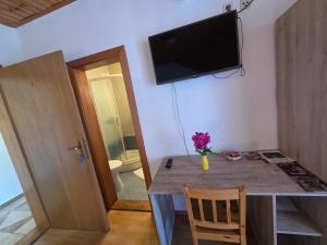 TV a/nebo společenská místnost v ubytování Apartman & Sobe Orhideja