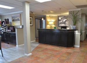 Lobbyen eller receptionen på Riversage Billings Inn