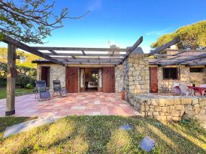 Bygningen som feriehuset ligger i