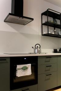 Nhà bếp/bếp nhỏ tại Apartmány Abacie