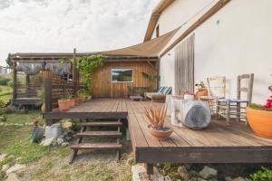 Vonkajšia záhrada v ubytovaní RuralCaMomo