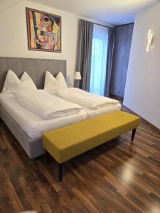 Postel nebo postele na pokoji v ubytování Haus Sunshine