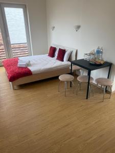 Katil atau katil-katil dalam bilik di Palanga Old Town Comfort +12 gambar