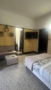 Postel nebo postele na pokoji v ubytování Chic studio in Hassan, Rabat