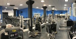 Posilňovňa alebo fitness centrum v ubytovaní La Chiaja art&relais