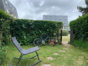 Vonkajšia záhrada v ubytovaní F1 véranda jardinet en résidence front de mer