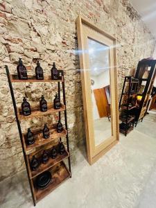 Fitness centrum a/nebo fitness zařízení v ubytování Hostal Casa Rosa