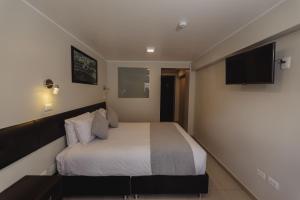 TV a/nebo společenská místnost v ubytování Classic Hotel Cusco