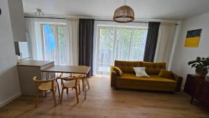 Posezení v ubytování Apartamenty na Brzozowej 18