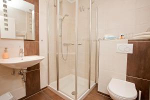 Koupelna v ubytování Hermes Hotel Oldenburg