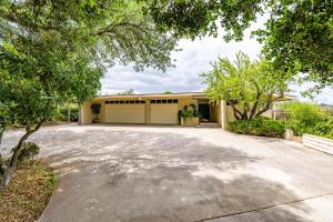 Bygningen som feriehuset ligger i