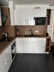 Η κουζίνα ή μικρή κουζίνα στο Isa Luxury Apartment