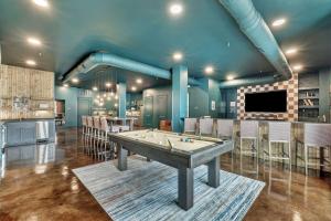 a large room with a pool table in it at Nashville Studio B Suite 4BR by Maddox Hotel in Nashville +26 photos