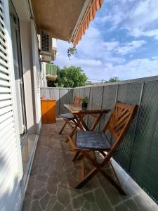 Balkón nebo terasa v ubytování Apartman Gara