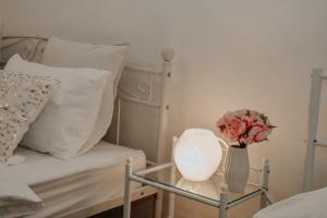 Ein Bett oder Betten in einem Zimmer der Unterkunft Apartmán Baumgartner