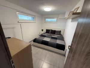 Postel nebo postele na pokoji v ubytování apartman 50m2 garden parking Free