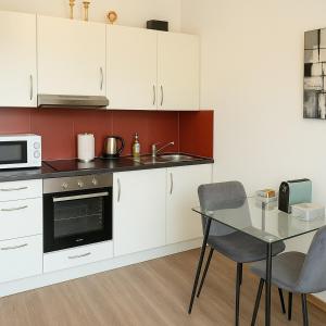 Kuchyň nebo kuchyňský kout v ubytování SpiezStationLoft