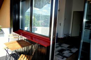 Posezení v ubytování SpiezStationLoft