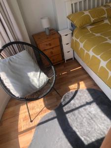 Ένα ή περισσότερα κρεβάτια σε δωμάτιο στο Seawood Apartments