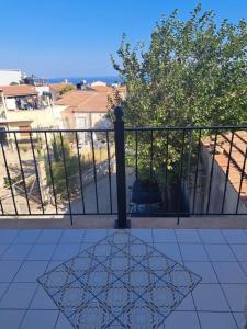 Balkón nebo terasa v ubytování Odyss Pyrgos Residence
