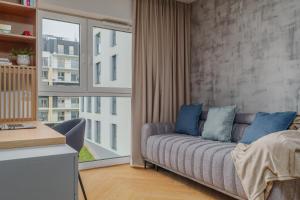 Część wypoczynkowa w obiekcie Apartament Family Green z garażem, klimatyzacją do 6 osób