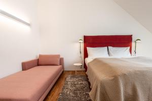 Postel nebo postele na pokoji v ubytování Apfelland Hideaways + 37 fotografií