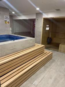 Koupelna v ubytování Apartman Barisic