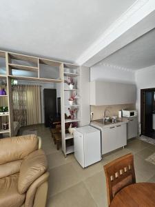 Kuchyň nebo kuchyňský kout v ubytování Green Oasis