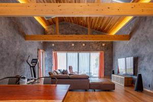 Prostor za sedenje u objektu Sky Villa Beppu -天空の別府邸