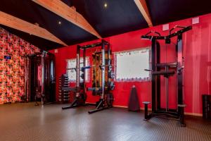 Fitnes centar i/ili fitnes sadržaji u objektu Sky Villa Beppu -天空の別府邸