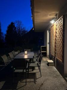 Balkón nebo terasa v ubytování La Terrasse du Serre