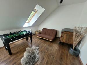 Posezení v ubytování Apartmán Sova