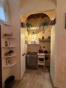 A kitchen or kitchenette at Piazza di Spagna Apartment