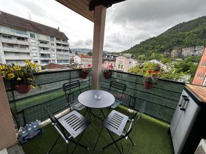 Výhľad na hory alebo výhľad na hory priamo z apartmánu