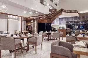 Wyndham Monterrey Ambassador Centro的休息区