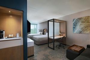 Postel nebo postele na pokoji v ubytování SpringHill Suites by Marriott Austin Cedar Park