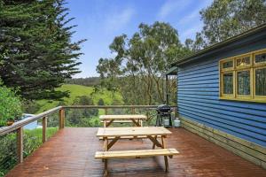 Κήπος έξω από το Blue Farm Cottage