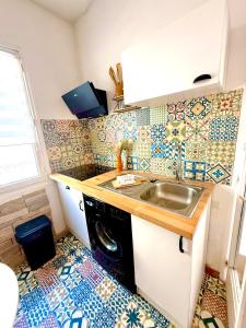 Dapur atau dapur kecil di "T2 Ludria" au cœur de Solenzara petite vue mer
