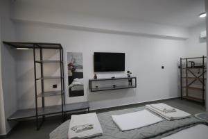 Postel nebo postele na pokoji v ubytování Neranxi Apartament
