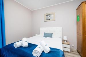Posteľ alebo postele v izbe v ubytovaní Hotel Nowa Panorama