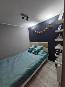Postel nebo postele na pokoji v ubytování Apartament Z Widokiem Na Wieżę
