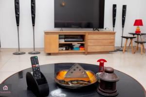 TV a/nebo společenská místnost v ubytování Sandanielle