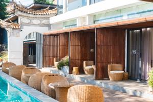Bazén v ubytování Manwu Dali Jimu Boutique Guesthouse nebo v jeho okolí