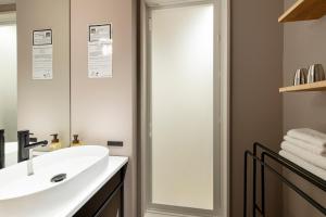 Koupelna v ubytování Hotel Asakusa KANNONURA